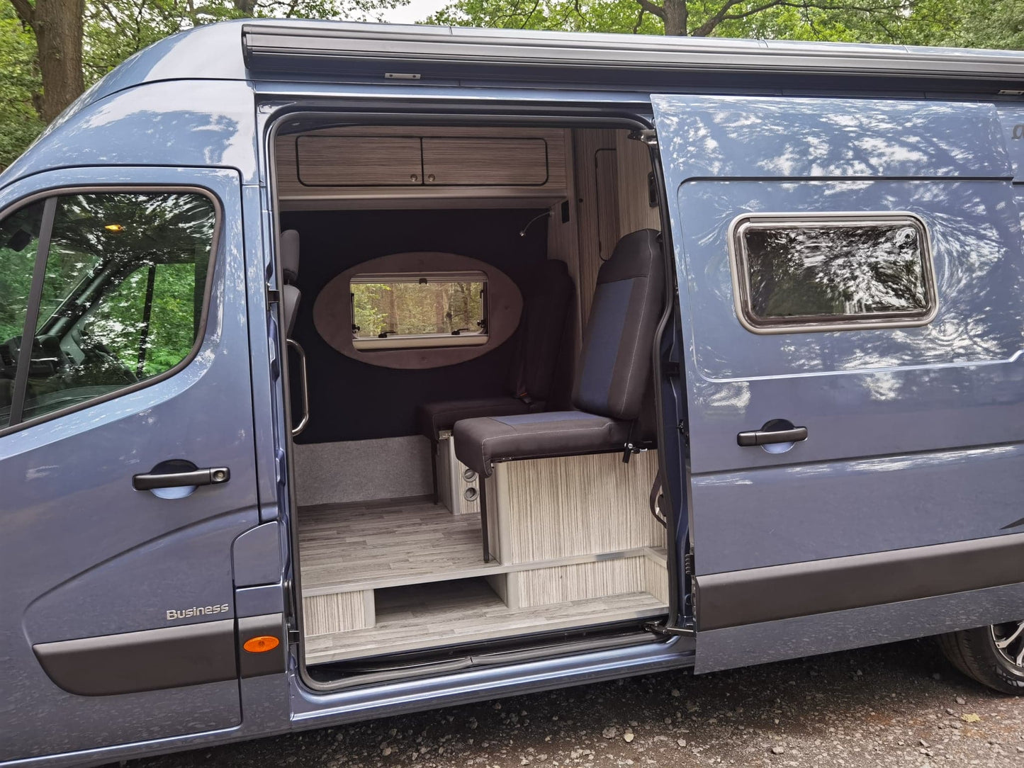 The 'Witley' Renault Master High top Fixed Roof with Manual, Automatic and Electric options by CCCAMPERS
