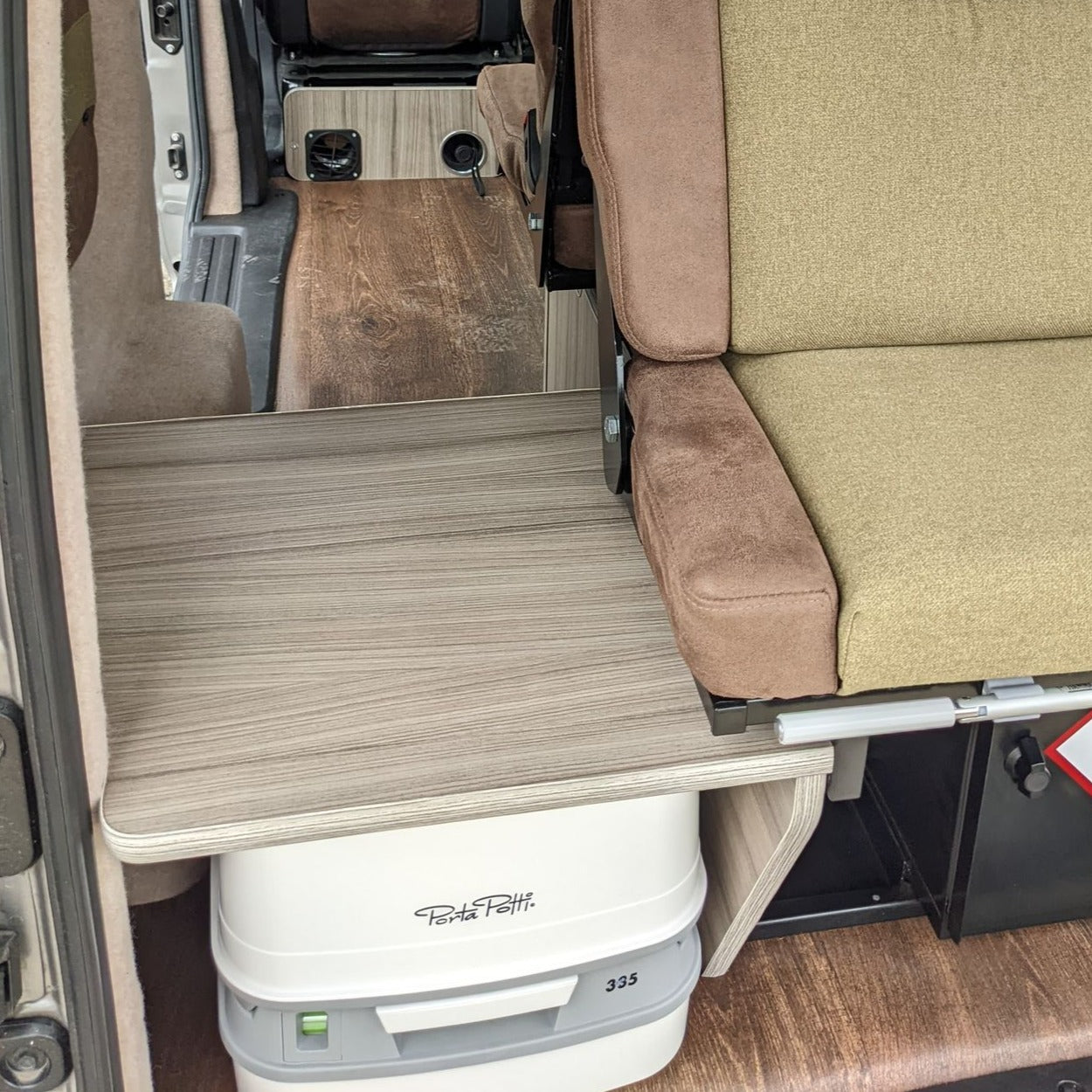 Clee camper toilet System with the Fiamma Bi-Pot® compact portable loo - cccampers.myshopify.com