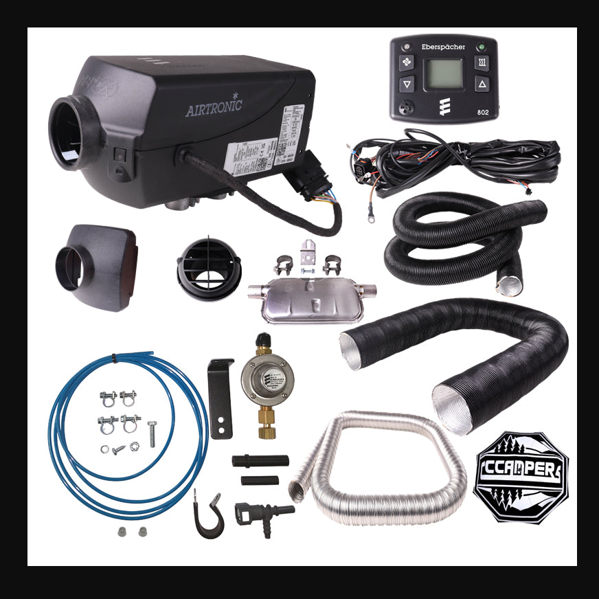 Eberspacher Airtronic D2L Externally Mounted Diesel Heater With 802 Controller For Renault Trafic & Nissan NV200 Fully Fitted - cccampers.myshopify.com