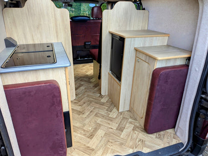 CCCAMPERS Escape Camper Twin Conversion for Renault Trafic, Nissan NV300 Primastar, Transit Custom, Volkswagen Transporter and Vauxhall Vivaro MK 1 & MK 2