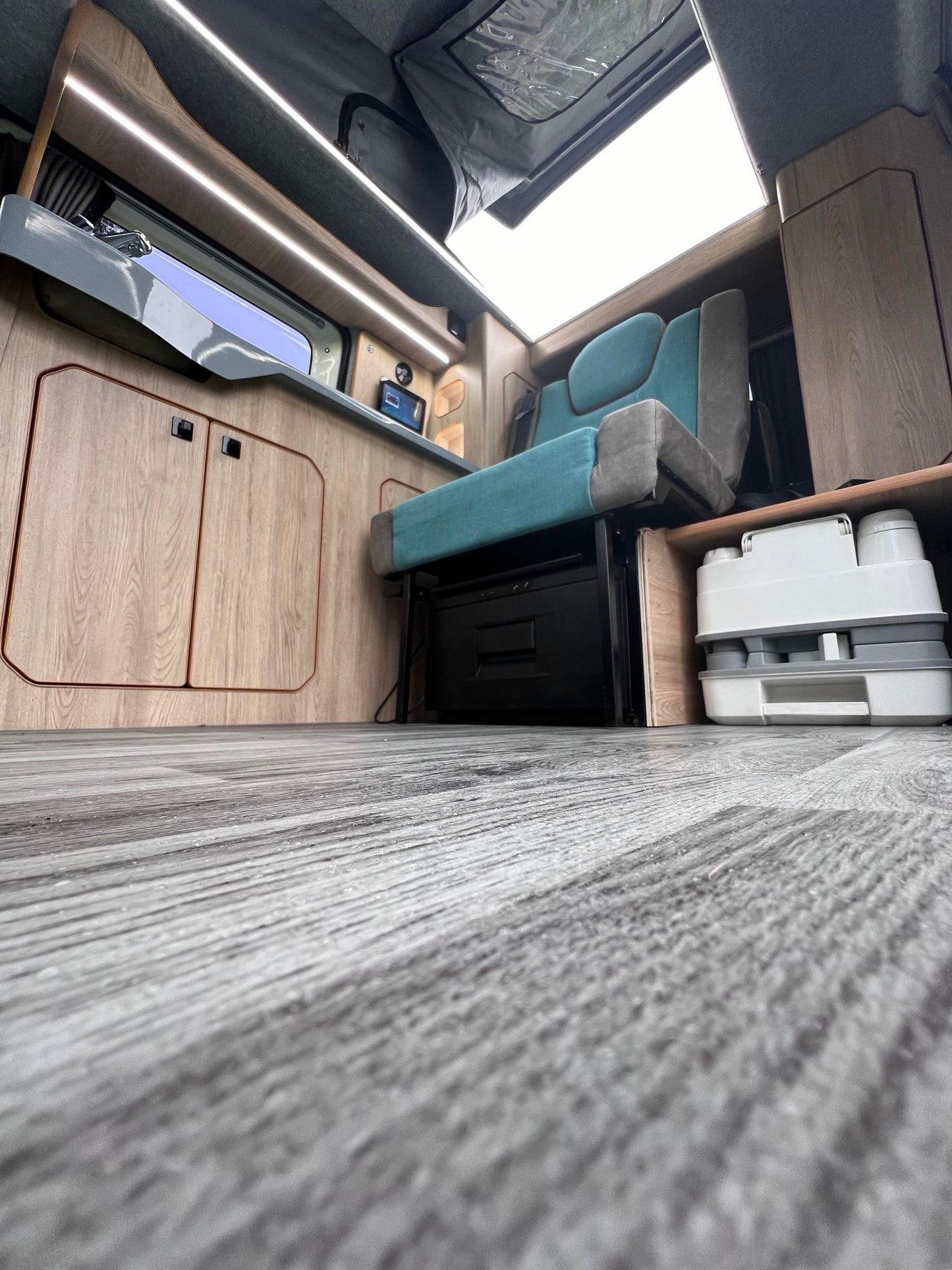 The Hopton Solo or Duo Camper Van Conversion for the Vauxhall Vivaro, Fiat Scudo, Peugeot Expert & Citroen Dispatch Diesel or Electric Camper.