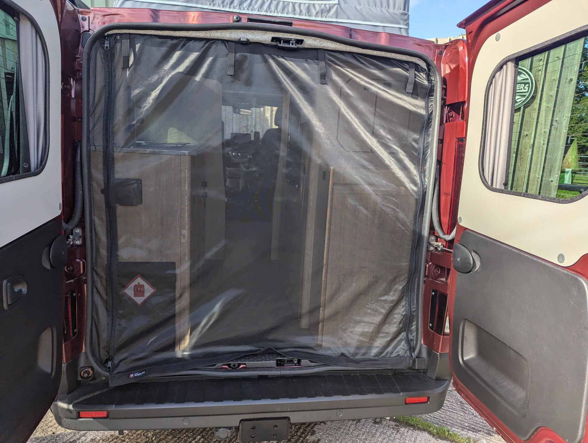 Mosquito Nets for your CCCamper Van - Rear and Side Doors – cccampers.co.uk