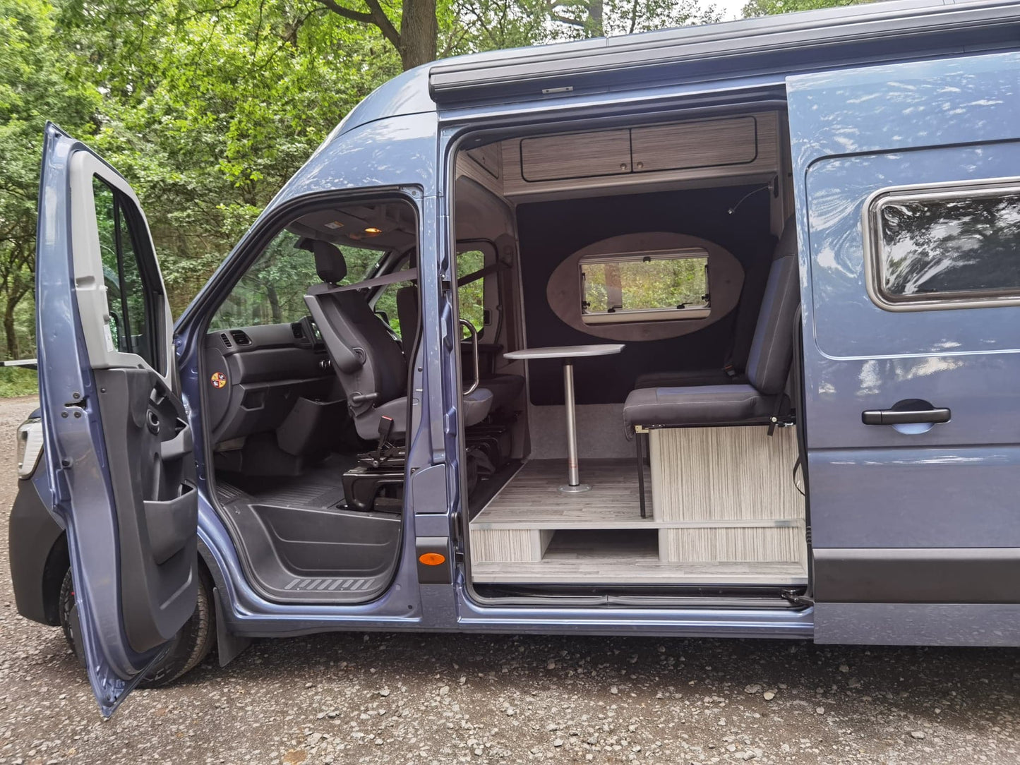The 'Witley' Renault Master High top Fixed Roof with Manual, Automatic and Electric options by CCCAMPERS