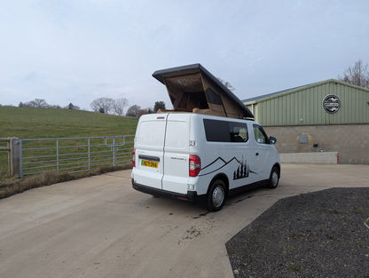 Stargaze Pop Up Rear Elevating Roof and Window fitting service for the SAIC Maxus edeliver 3 ED3 Campervan 2020>