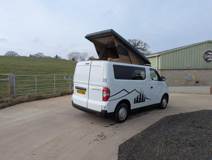 Stargaze Pop Up Rear Elevating Roof and Window fitting service for the SAIC Maxus edeliver 3 ED3 Campervan 2020>