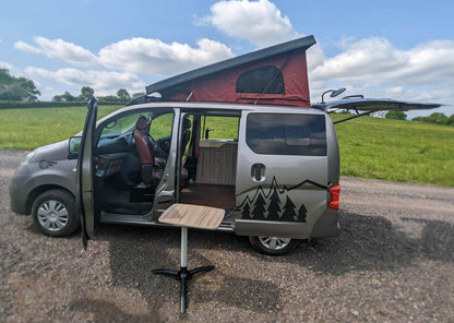 CCCAMPERS Nissan NV200 Esacpe Camper Van Upgrade for a Sliding door Integrated Table