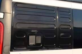 Utility panel for Renault Trafic, Vauxhall Vivaro & Nissan Primastar 2001 - 2013 Black GRP - cccampers.myshopify.com