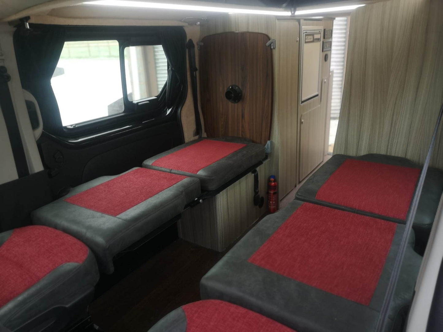 Single bed seat frames two or three traveling seats for Renault Trafic, Nissan NV300, Fiat Talento & Transit Custom - cccampers.myshopify.com
