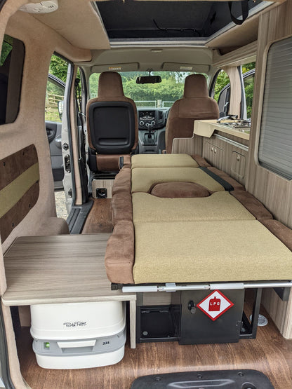 The Bliss Solo Single Rock 'n' Roll bed for Nissan Nv200 2009+ Renault Trafic & Nissan NV300 2014+ - cccampers.myshopify.com