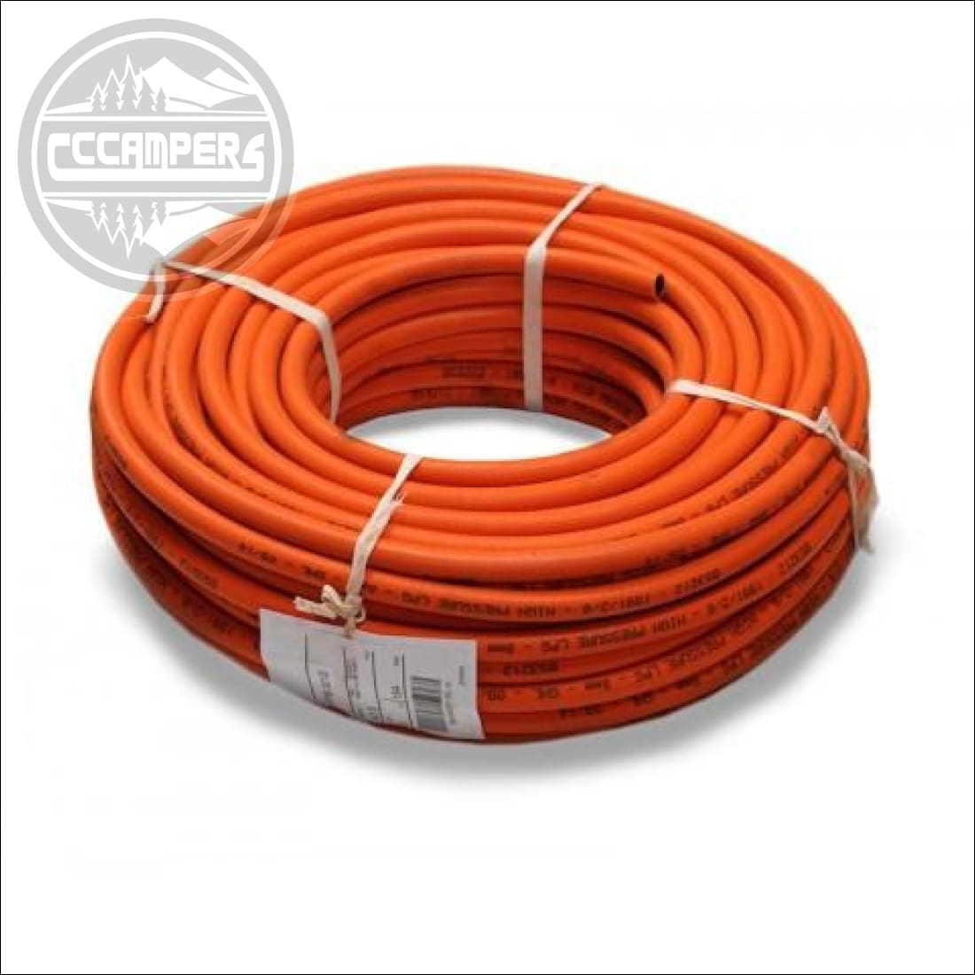 LPG Orange HP Gas hose.  Price per metre - cccampers.myshopify.com