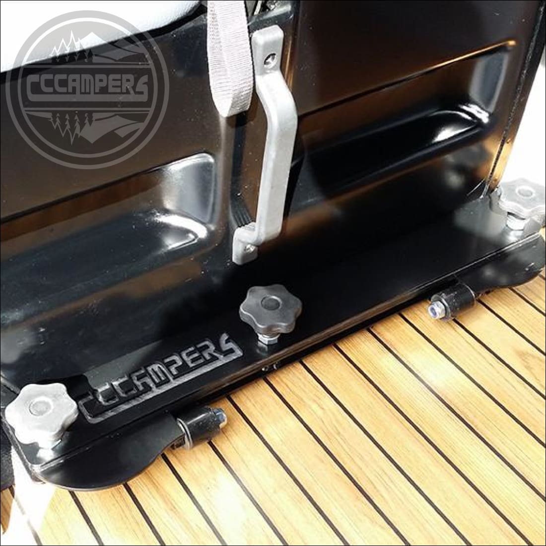 Volkswagen T5 T6 Transporter caravelle double swivel seat base UK made - cccampers.myshopify.com